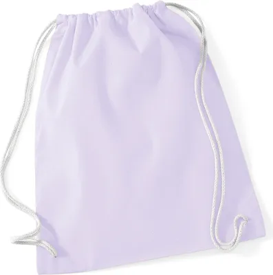 Produktbild von Westford Mill Sport Sack - 12 Liter BC1219 (Einheitsgröße) (Lavendel/Weiß)