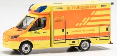 Produktbild von Herpa MB Sprinter 18 RTW Fahrtec Landkreis Holzminden 096522