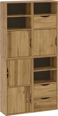 Obrázek produktu pro Boční skříňky 4 ks "ODDA" 40x24x79 cm Borovicový masiv