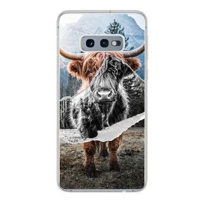 Produktbild von MuchoWow® Handyhülle Schutzhülle Hülle für Samsung Galaxy S10e Schottischer Highlander - Kuh - Tiere Silikon Softcase Handy Hülle - Handy