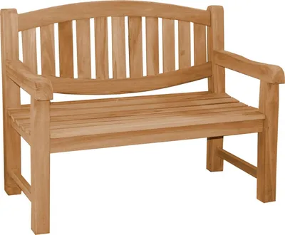 Produktbild von Teako Design Gartenbank Teakholz Massiv Wetterfest 120x69x94cm