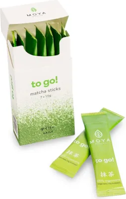 HERBATA ZIELONA MATCHA JAPOŃSKA W SASZETKACH BIO (7 x 1,5 g) 10,5 g - MOYA MATCHA
