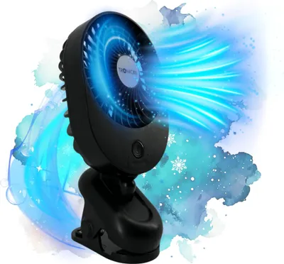 Produktbild von USB Ventilator mit Clip Klipp Klemme Klemmventilator Clipventilator 3 Geschwindigkeiten