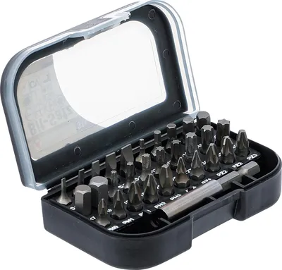 Produktbild von BGS technic Bit Set, Chrom-Vanadium-Stahl, 250 mm, 250 g