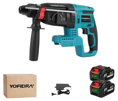 Produktbild von Rotationshammer, bürstenloser Motor, kabelloses Design, 2xBatterie Set-E