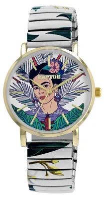Produktbild von Damenuhr Edelstahl Frida Kahlo Edition Frida Kahlo Edition, Mineralglas
