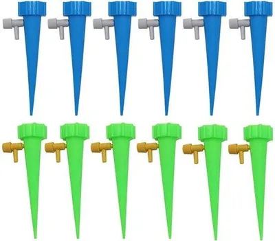 Immagine prodotto di Sistemi automatici di irrigazione per vasi - Regolabili - Set da 12 pezzi.