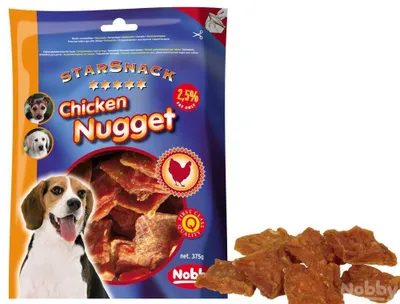 Produktbild von Nobby StarSnack Chicken Nugget : 375g Inhalt: 375g