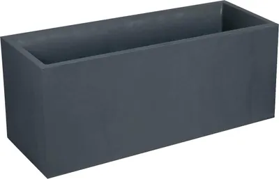 Produktbild von EDA Pflanzgefäß - Blumenkasten - 98L - 99,5 x 39,5 x 43,5 cm - Anthrazit