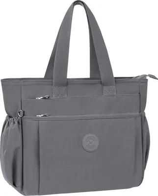 Image de WACCET Sac à main en nylon imperméable pour femme avec de nombreux compartiments grand & léger