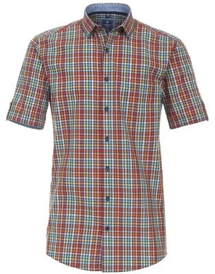 Productafbeelding van REDMOND T-shirt met korte mouwen, geruit, maat 3XL