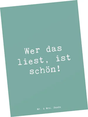 Produktbild von Mr. & Mrs. Panda bildkarte Spruch Freude Schön - Meeresbrise - Geschenk, Lächeln, Grußkarte, Familie, Postkarten, Ansichtskarte, Zitat, Postkarte, einzelkarte, Motivation