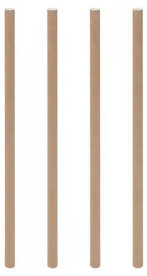 Produktbild von 750x Trinkhalme aus Papier braun natur Ø6mm 15cm