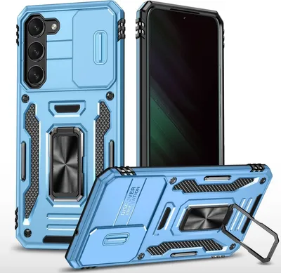 Produktbild von König Design Hülle kompatibel mit Samsung Galaxy S24 Kunststoff Soft Handyhülle - Handy Case Hellblau