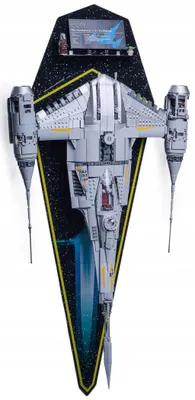 Image de Support mural noir pour LEGO® 75442 Star Wars – N-1 Starfighter