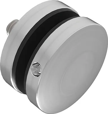 Produktbild von Glaspunkthalter für 8 - 18 mm Glas, ø 70 mm, Edelstahl V2A