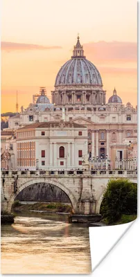 Produktbild von MuchoWow® Poster Italien - Skyline - Rom 20x40 cm - Plakat - Foto