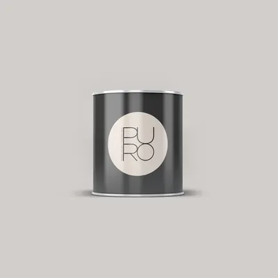 Produktbild von Wandfarbe Grau | PURO Silken Grey | Exklusive Innendispersion Hohe Farbintensität | 1 Liter