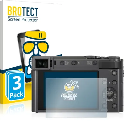 Produktbild von 3x BROTECT Entspiegelungs Schutzglas für Panasonic Lumix DC-TZ200 Schutzfolie Panzer Folie Glas Display Schutz matt