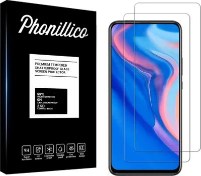 Produktbild von Hartglas für Huawei P SMART Z [2 Stück] Displayschutzfolie Screen Protector Film Anti-Kratzer Glas Resistant Phonillico®
