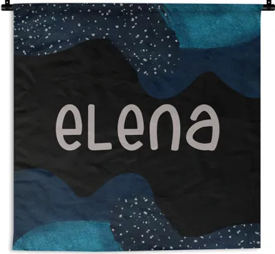 Produktbild von MuchoWow® Wandteppich Wandbehang Elena - Pastell - Mädchen 150x150 cm Tapisserie Dekoration Wandtuch - Wohnaccessoires - Modernes