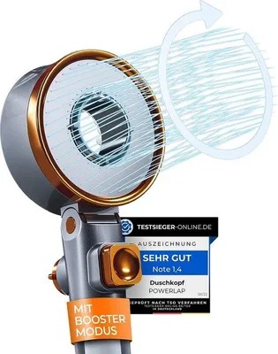 Obrázek produktu pro Sprchová hlavice s filtrem, změkčovač vody, funkce zvýšení tlaku