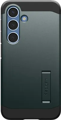 Image de Spigen Tough Armor étui pour Samsung Galaxy S25 - Convient pour MagSafe - Abyss Green