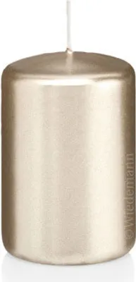 Produktbild von Stumpenkerzen in RAL-Qualität Perle 80 x Ø 48 mm, 10 Stück