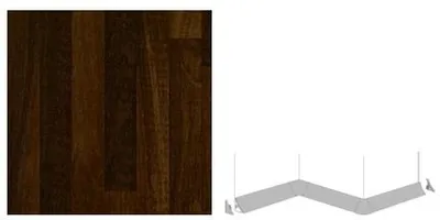 Produktbild von Getalit Außenecke Plus 35 x 35 x 35 mm, Butcherblock-Optik