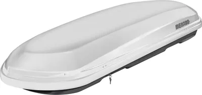 Produktbild von Menabo | Dachbox - Weiß - 209x79x36 cm - 500 L - Tragfähigkeit 75 kg - Quick Fix-System - Diebstahlsicherung