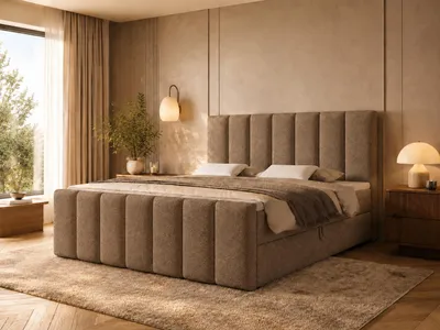 Produktbild von Emlar Boxspringbett Bella MAX 160x200 - Bett mit Matratze und Topper - Boxspringbett mit Bettkasten und Matratze - Boxspringbett Braun (Quelle 25)
