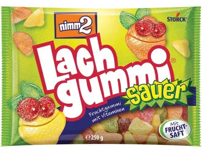 Produktbild von nimm2 Lachgummi - Sauer - 250g (grün)