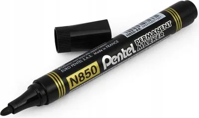 Zdjęcie produktu dla Pentel N850-AE Pentel Permanent-Marker N850, schwarz, Rundspitze
