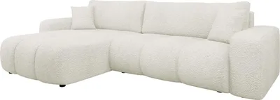 Produktbild von MIRJAN24 Ecksofa Furyn Maxi, Eckouch mit Bettkasten und Schlaffunktion, Ottomane universal, L-Form (Farbe: Coral 15)