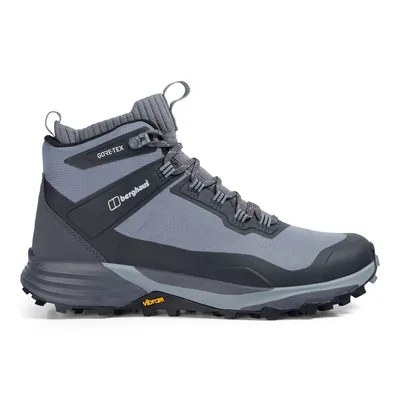 Graue Wanderschuhe für Damen; Modell VC22 Mid GTX von Berghaus; mit Gore-Tex-Material und Vibram-Sohle.