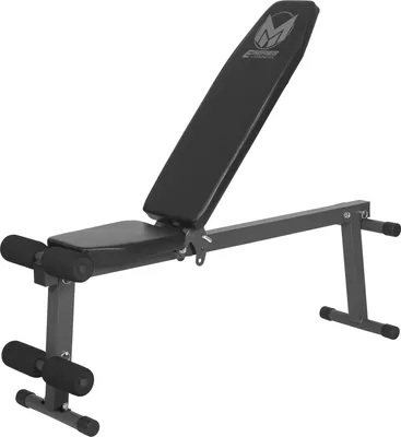 Produktbild von GYRONETICS® Hantelbank - Multifunktion, Rückenlehne 8-Fach und Sitz 3-Fach verstellbar, klappbar, bis 200kg Belastbar - Schrägbank, Trainingsbank, Negativbank, Flachbank, Sit Up Bank, Fitness