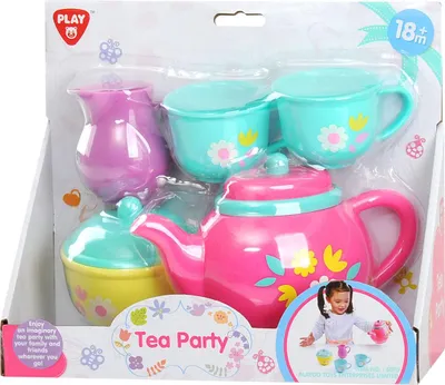Produktbild von Spieltee-Set Blumen-Spielset, 7-teilig.