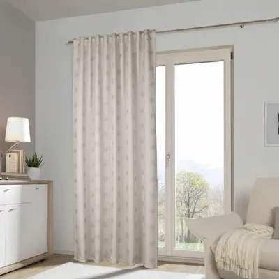 Produktbild von Fertigschal verdeckte Schlaufen "Diana"  Größe (HxB) 255x135cm grau