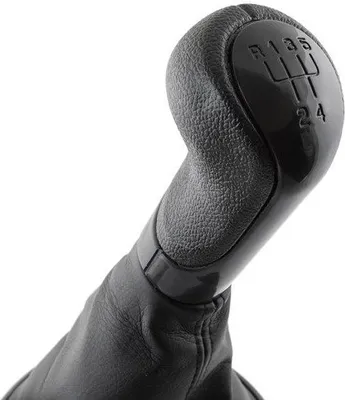 Immagine prodotto di Pomello del cambio nero / nero a 5 marce per Skoda Fabia 2 II / Roomster