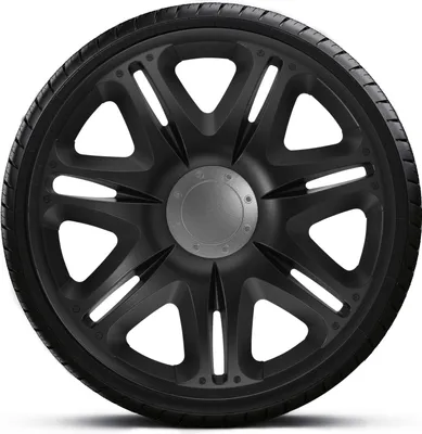 Produktbild von Radkappen Radzierblenden SATZ (4Stück) 16 Zoll NASCAR BLACK Z460867