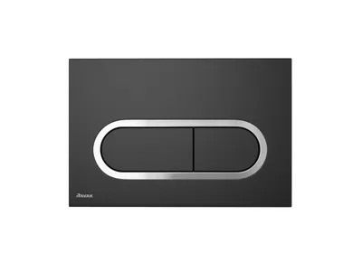Obrázok produktu pre Ovládacie tlačidlo RAVAK Chrome black X01797