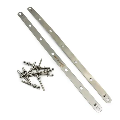 Produktbild von LeoVince Nietensatz Auspuff-Ersatzteil Nietenband inkl. Nieten, 355x15mm kompatibel mit 1717