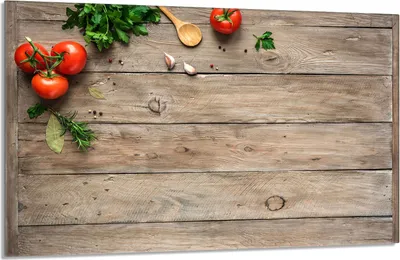 Produktbild von Glas Herdschutzplatte 80x52 Holz