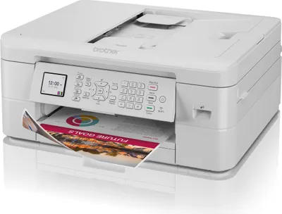 Produktbild von Brother MFC-J1010DW, Tintenstrahl, Farbdruck, 1200 x 6000 DPI, A4, Direktdruck, Grau, Weiß