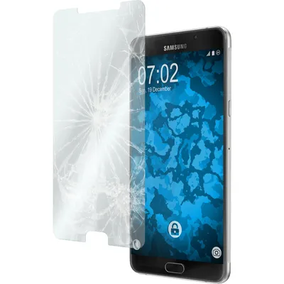 Produktbild von 2er-Pack PhoneNatic Glas-Folie klar  kompatibel mit Samsung Galaxy A9 (2016) - Panzerglas für Galaxy A9 (2016)