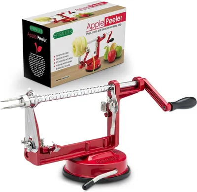 Productafbeelding van Huishoudelijke Schilmachine - Alles-in-één - Fruit Groente - Handmatige Bediening - 2 Kilogram - Rood