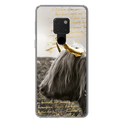 Produktbild von MuchoWow® Handyhülle Schutzhülle Hülle für Huawei P40 Lite Schottischer Highlander - Gold - Hoorn Silikon Softcase Handy Hülle - Handy