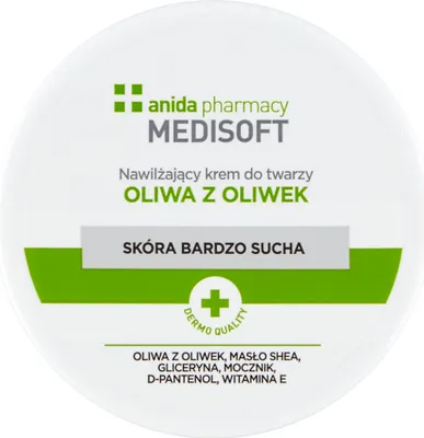 Produktbild von Anida Medisoft Feuchtigkeitscreme mit Olivenöl - Intensive Pflege für Gesicht, 100 ml