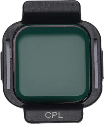 Image de Filtre CPL pour Flip Drone, verre optique, traitement multicouche HD, polariseur, objectif de caméra avec boîte de rangement