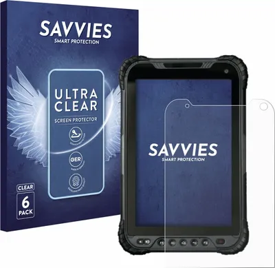 Produktbild von 6x Für UniStrong UT30 8" Schutzfolie Savvies Displayschutz Display Schutz Folie Klar Transparent